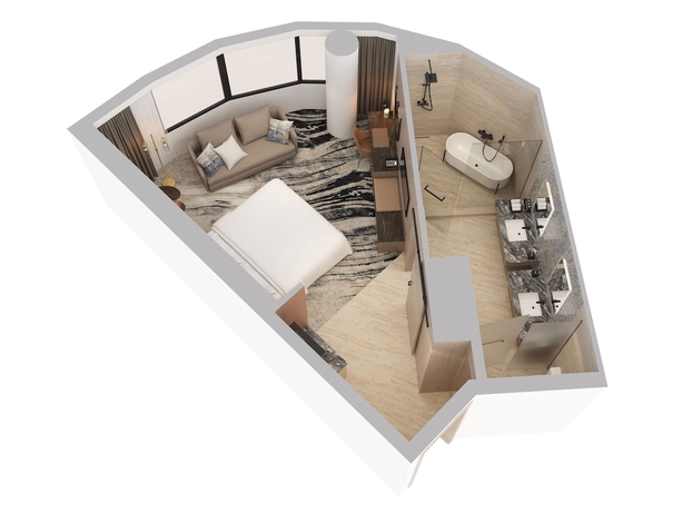 Imagen de la habitación del Hotel Intercontinental Bellevue At The Avenue. Foto 5