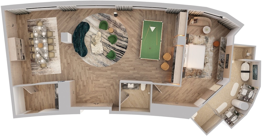 Imagen de la habitación del Hotel Intercontinental Bellevue At The Avenue. Foto 16