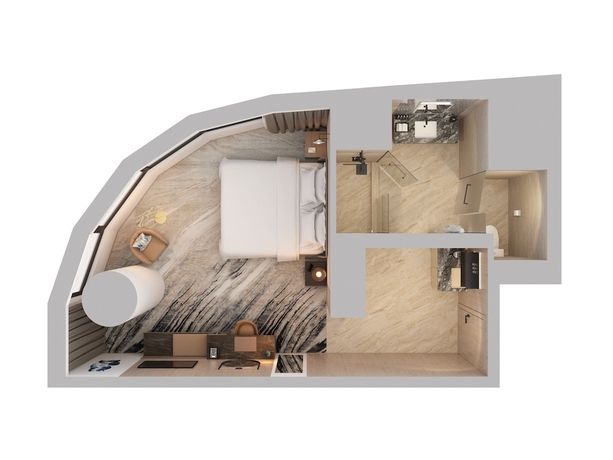 Imagen de la habitación del Hotel Intercontinental Bellevue At The Avenue. Foto 17