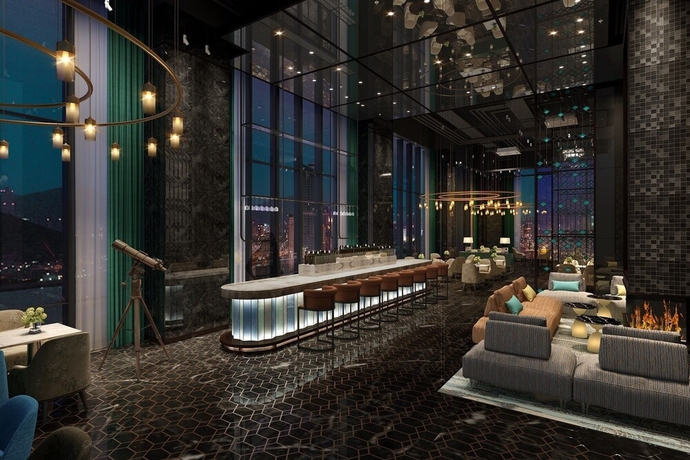 Imagen del bar/restaurante del Hotel Intercontinental Chongqing Raffles City, An Ihg. Foto 2