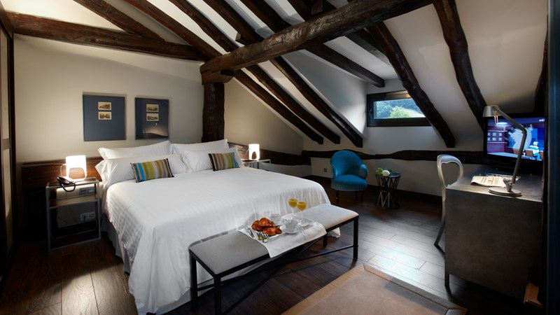 Imagen de la habitación del Hotel Iriarte Jauregia. Foto 9