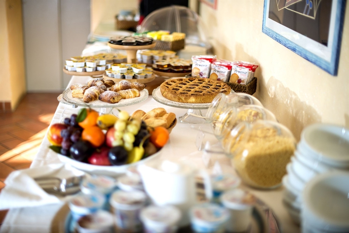 Imagen del bar/restaurante del Hotel Italia, Cortona. Foto 2