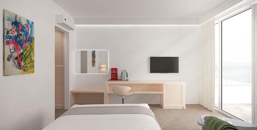 Imagen de la habitación del Hotel JI. Foto 5