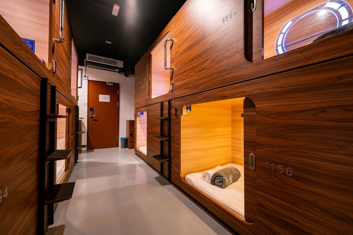Imagen de la habitación del Hotel JPOD Capsule. Foto 12