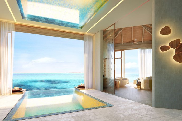 Imagen de la piscina del Hotel JW Marriott Maldives Resort and Spa. Foto 18
