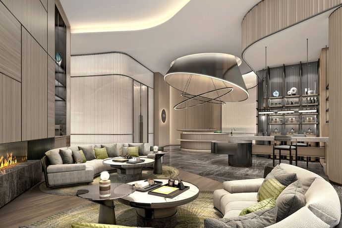 Imagen de la piscina del Hotel JW Marriott Shanghai Fengxian. Foto 19