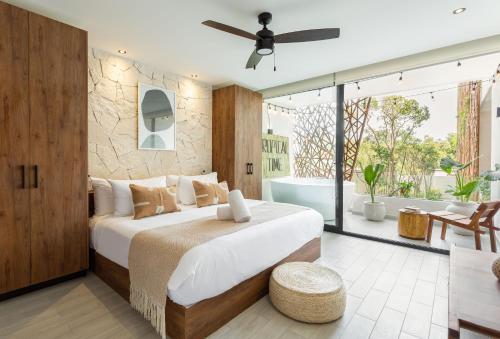 Imagen de la habitación del Hotel Jade Tulum. Foto 5