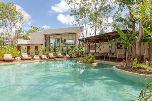 Imagen de la piscina del Hotel Jade Tulum. Foto 9