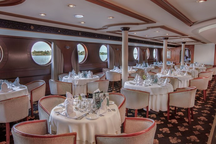 Imagen del bar/restaurante del Hotel Jaz Celebrity Nile Cruise - Every Saturday From Luxor For 07 Andamp; 04 Nights - Every Wednesday Fro. Foto 4
