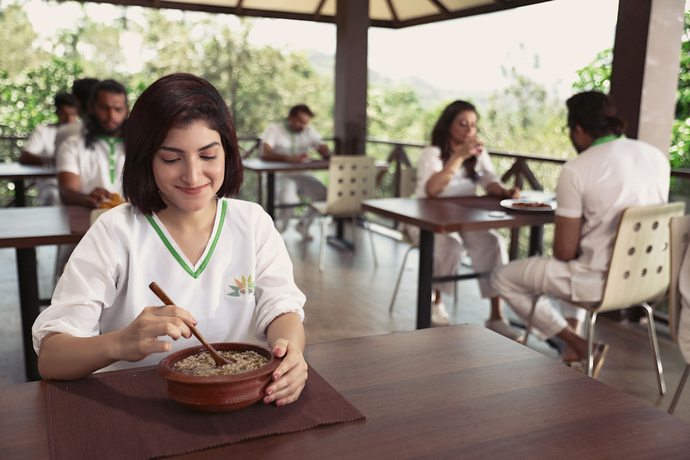 Imagen del bar/restaurante del Hotel Jeevess Ayurveda. Foto 7