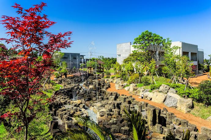 Imagen de los exteriores del Hotel Jeju Garden Pension. Foto 14