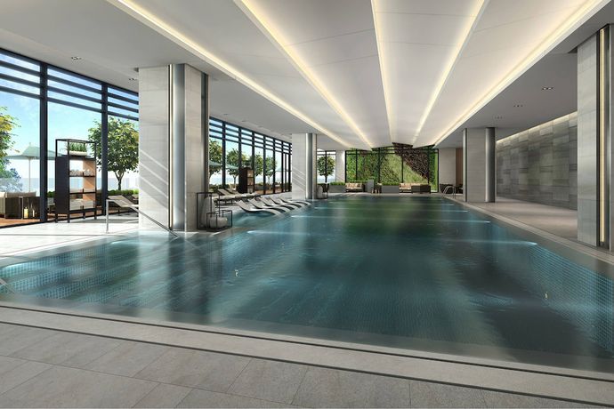 Imagen de la piscina del Hotel Jiaxing Marriott. Foto 9