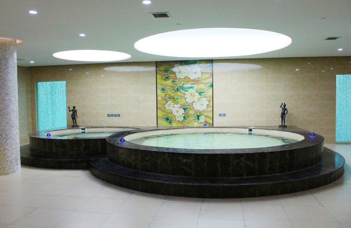 Imagen de la piscina del Hotel Jin Jiang Tower. Foto 16