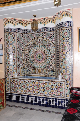 Imagen de los interiores del Hotel Jnane Sbile. Foto 16