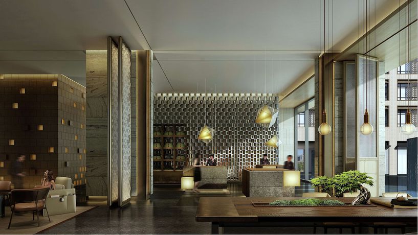 Imagen de los interiores del Hotel Joyze Xiamen, Curio Collection By Hilton. Foto 19