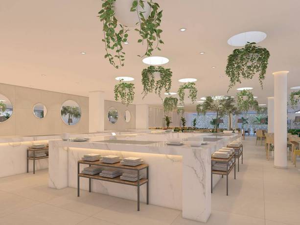 Imagen del bar/restaurante del Hotel Js Portocolom Suites. Foto 16