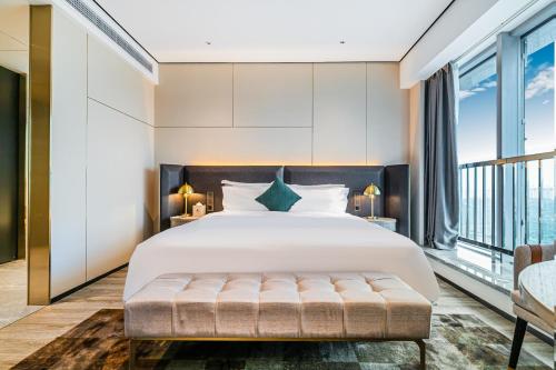 Imagen de la habitación del Hotel Jun Ming Happy World Yishang PLUS, Guangzhou. Foto 16