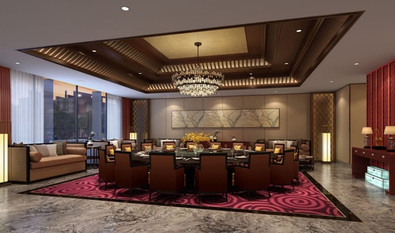 Imagen del bar/restaurante del Hotel Junluxe Meizhou Island Iecc. Foto 4