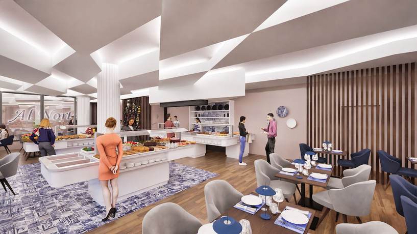 Imagen del bar/restaurante del Hotel Jupiter Porto - Rooftop Rooftop and Spa. Foto 3