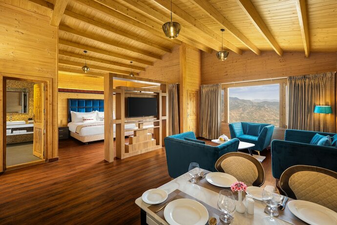 Imagen de la habitación del Hotel Justa Cliffend Resort and Spa, Mashobra. Foto 18