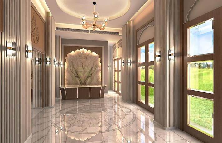 Imagen de los interiores del Hotel Justa Ssatva Resort and Convention Centre, Udiapur. Foto 20