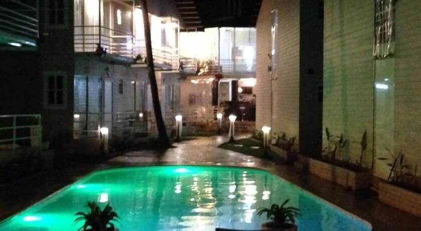 Imagen de la piscina del Hotel Kalki Resort and Cottages baga. Foto 19