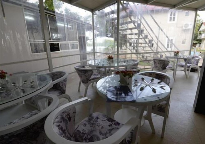 Imagen del bar/restaurante del Hotel Kalki Resort and Cottages baga. Foto 5