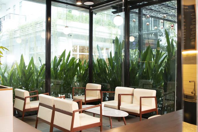 Imagen del bar/restaurante del Hotel Kampot RiverInn Boutique. Foto 3