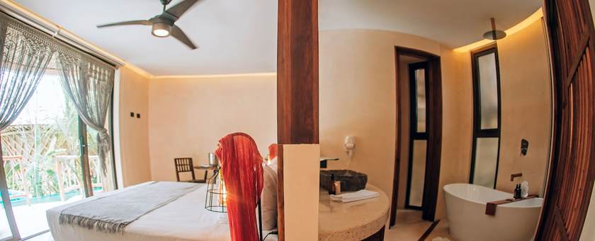 Imagen de la habitación del Hotel Kan Tulum. Foto 12