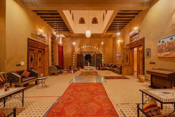 Imagen de los interiores del Hotel Kasbah Ziz Palace Rissani. Foto 19
