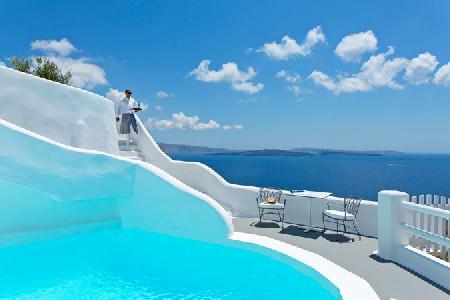 Imagen de la piscina del Hotel Katikies Kirini Santorini - The Leading Hotels Of The World. Foto 13