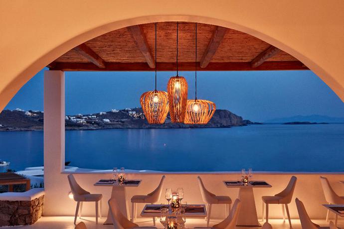 Imagen del bar/restaurante del Hotel Katikies Mykonos - The Leading Hotels Of The World. Foto 2