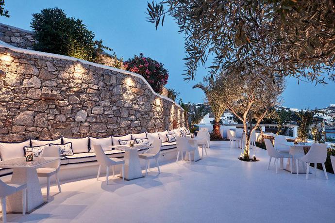 Imagen del bar/restaurante del Hotel Katikies Mykonos - The Leading Hotels Of The World. Foto 3