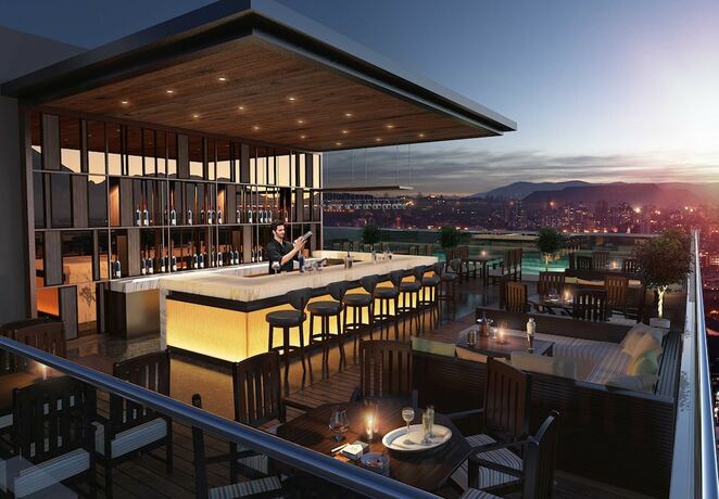 Imagen del bar/restaurante del Hotel Kay-em Spectra Chennai. Foto 5