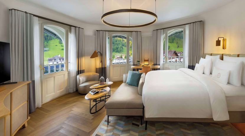Imagen de la habitación del Hotel Kempinski Palace Engelberg. Foto 14