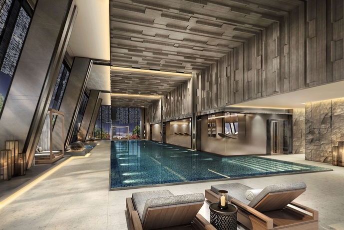 Imagen de la piscina del Hotel Kempinski Residences Guangzhou. Foto 16