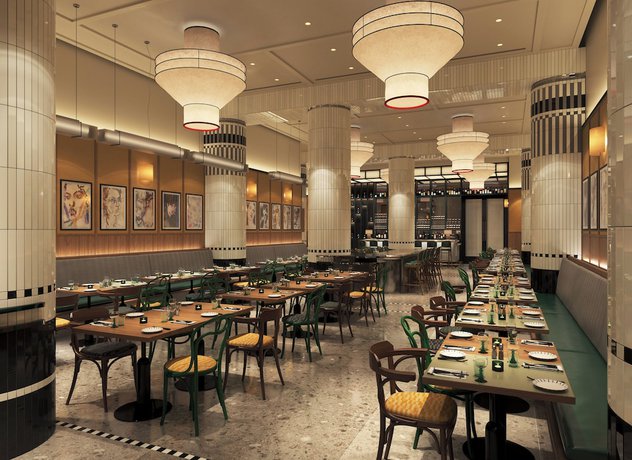 Imagen del bar/restaurante del Hotel Kimpton Hotels Main Frankfurt, an IHG Hotel. Foto 3