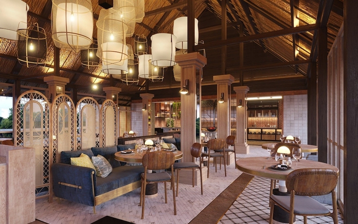 Imagen del bar/restaurante del Hotel Kimpton Naranta Bali, An Ihg. Foto 3