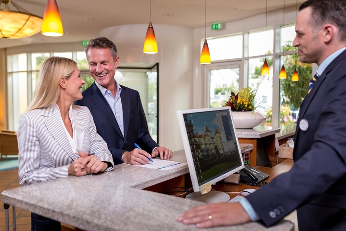 Imagen de los interiores del Hotel Kleine Strandburg Zinnowitz. Foto 19