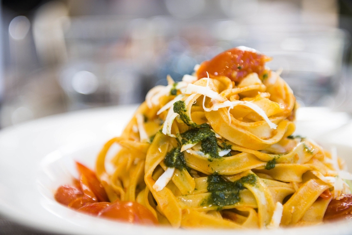 Imagen del bar/restaurante del Hotel Kolping Hotel Casa Domitilla. Foto 5