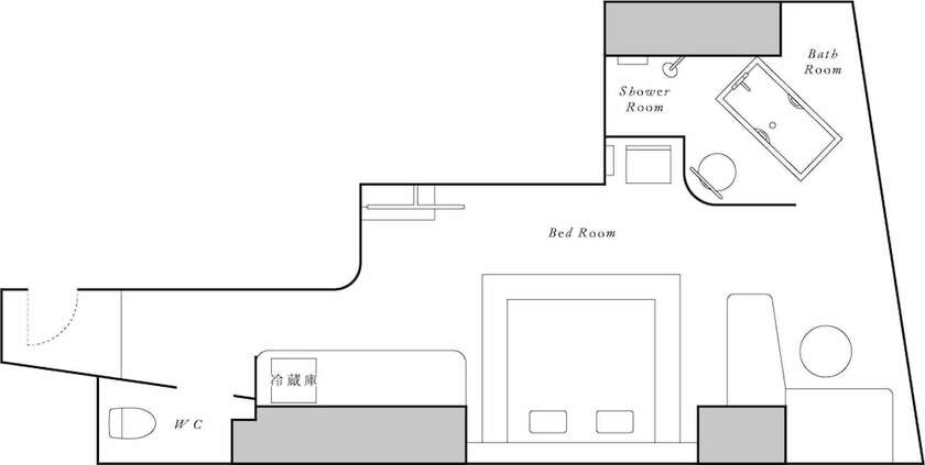Imagen de la habitación del Hotel Korinkyo. Foto 13