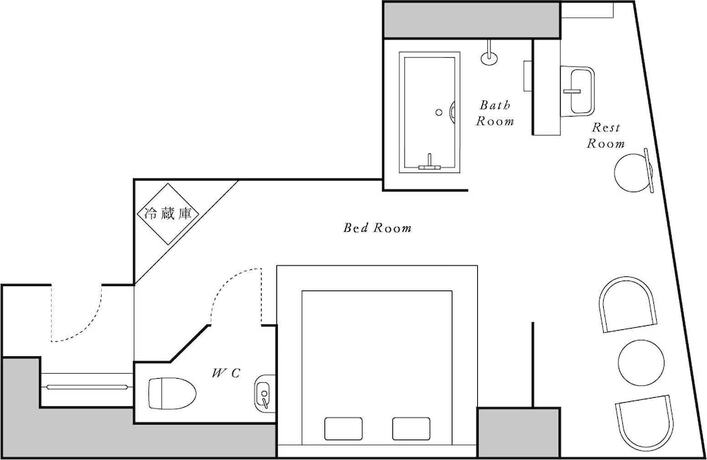 Imagen de la habitación del Hotel Korinkyo. Foto 16