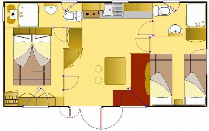 Imagen de la habitación del Hotel Kozarica Mobile Homes. Foto 13