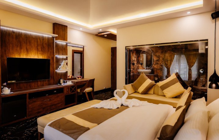 Imagen de la habitación del Hotel Krishna Beach Resort and Spa. Foto 8