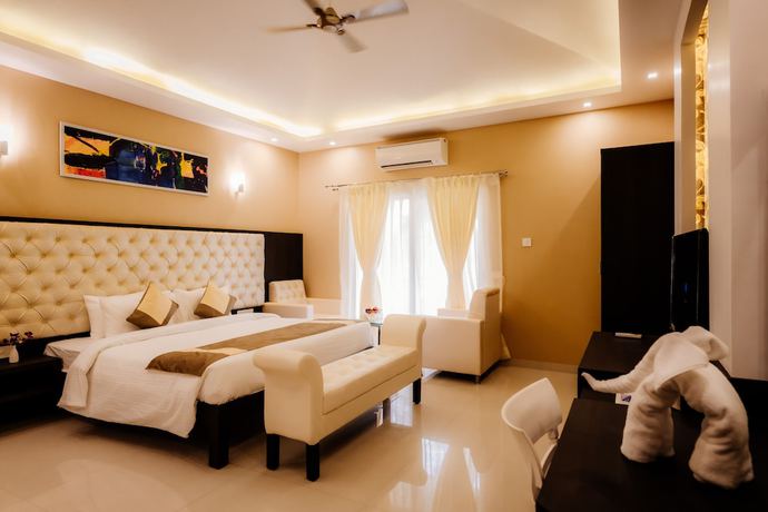 Imagen de la habitación del Hotel Krishna Beach Resort and Spa. Foto 18