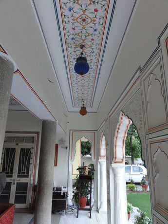 Imagen del bar/restaurante del Hotel Krishna Palace, JAIPUR. Foto 6