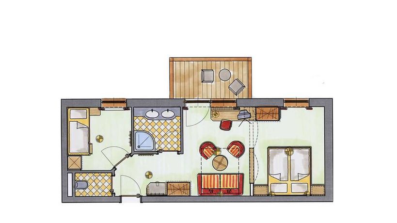 Imagen de la habitación del Hotel Kristall, Grossarl. Foto 7