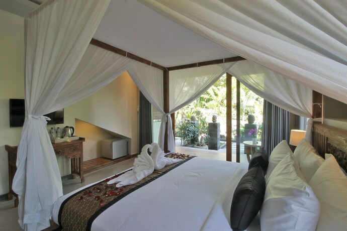Imagen de los interiores del Hotel Kubu Rama Cottage. Foto 36