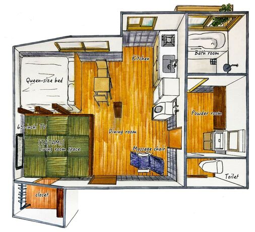Imagen de la habitación del Hotel Kunugi Relaxation With 4 Modern Rooms. Foto 17
