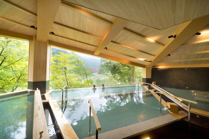 Imagen de la piscina del Hotel Kurobe Unazuki Onsen Yamanoha (Previously Unazuki Suginoi Hotel). Foto 17